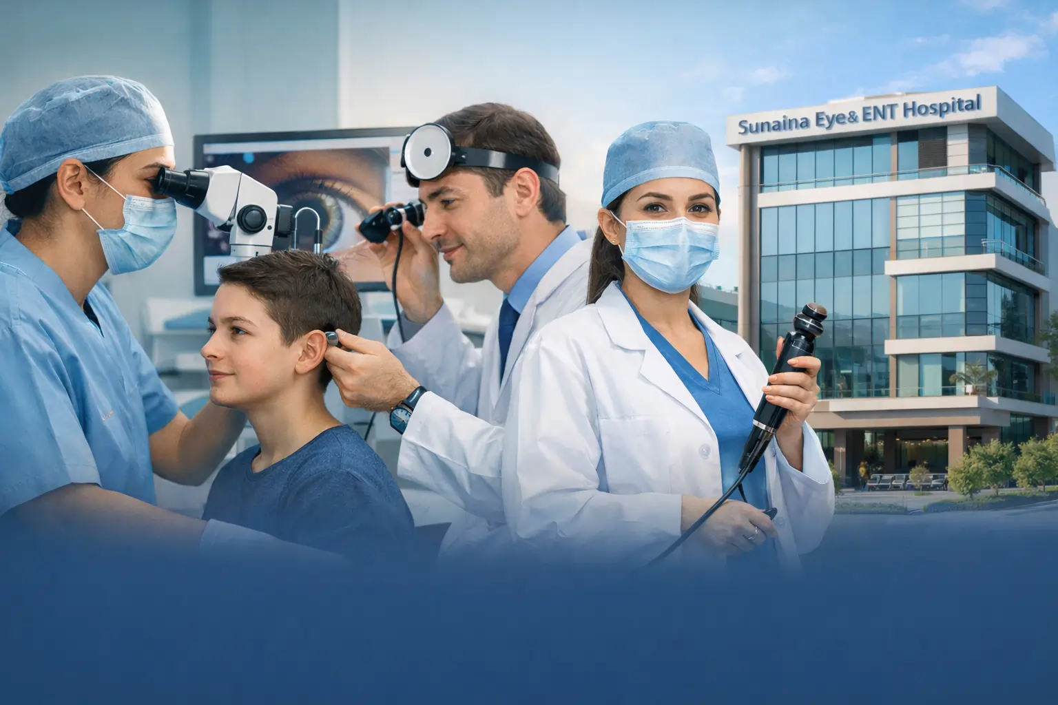 Modern hospital facility